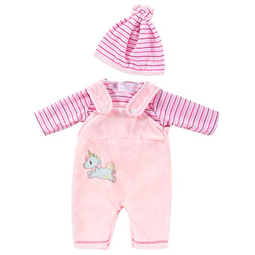 ZWOOS Puppenkleidung für New Born Baby Doll, Outfits mit Hut für Puppen 35-43 cm (Rosa) von ZOEON