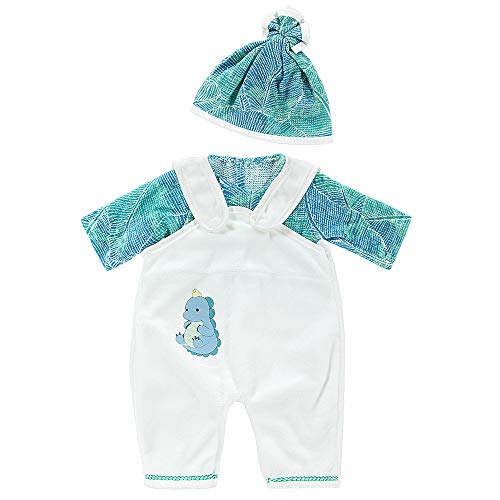 ZWOOS Puppenkleidung für New Born Baby Doll, Outfits mit Hut für Puppen 35-43 cm (Grün) von ZOEON