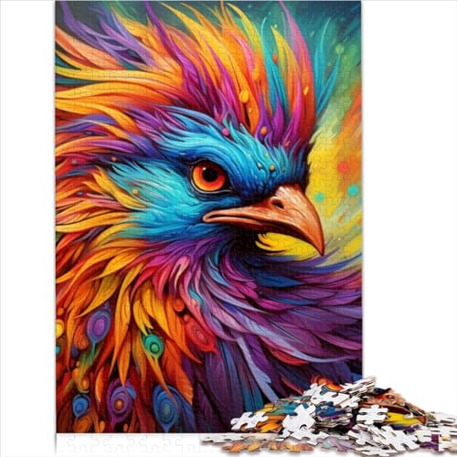 1000-teiliges Puzzle für Erwachsene, Phoenix-Vogel-Puzzles, Holzspiel, Familienunterhaltungsspielzeug (Größe 75x50cm) von ZOMTOON