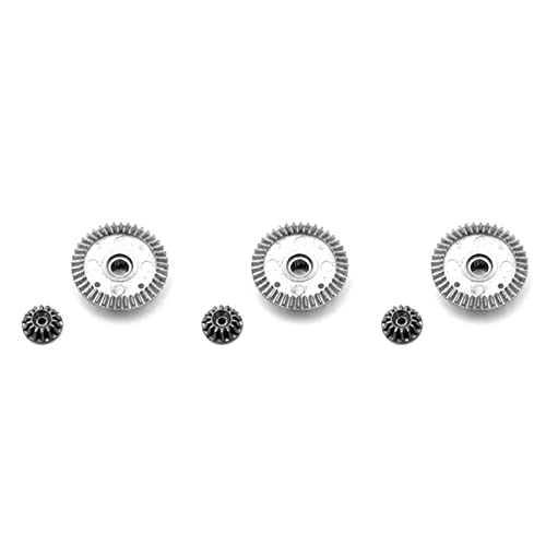 ZOMTTAR 3 x Differentialantriebsgetriebe aus Metall 12401-1638 für 104009 12402-A 12401 12402 12403 12404 12409 RC Autoteile von ZOMTTAR