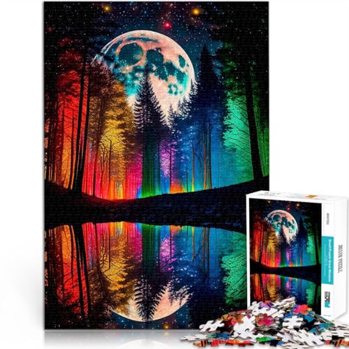 1000-Teile-Puzzle für Erwachsene Großer Mond Aus Karton ab 14 Jahren Hands-on-Spiel Geschenke für Freunde und Familie。Größe:38x52cm/14.9x20.4Zoll 1000-Teile-Puzzle für Erwachsene Großer Mond Aus Karton ab 14 Jahren Hands-on-Spiel Geschenke für Freunde und Familie。Größe:38x52cm/14.9x20.4Zoll von ZONGJX