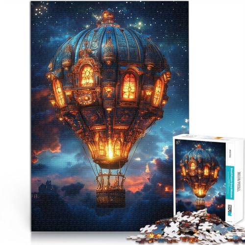 1000-Teile-Puzzle für Erwachsene Heißluftballon Aus Holz ab 14 Jahren Intellektuelles Spiel Lustiges Geschenk für die ganze Familie。Größe:50x75cm/19.6x29.5Zoll 1000-Teile-Puzzle für Erwachsene Heißluftballon Aus Holz ab 14 Jahren Intellektuelles Spiel Lustiges Geschenk für die ganze Familie。Größe:50x75cm/19.6x29.5Zoll von ZONGJX