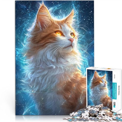 1000-Teile-Puzzle für Erwachsene Kosmische Himmelskatze Aus Karton ab 14 Jahren Puzzle für Lernspiel zum Geburtstag und Weihnachten。Größe:26x38cm/10.2x14.9Zoll 1000-Teile-Puzzle für Erwachsene Kosmische Himmelskatze Aus Karton ab 14 Jahren Puzzle für Lernspiel zum Geburtstag und Weihnachten。Größe:26x38cm/10.2x14.9Zoll von ZONGJX