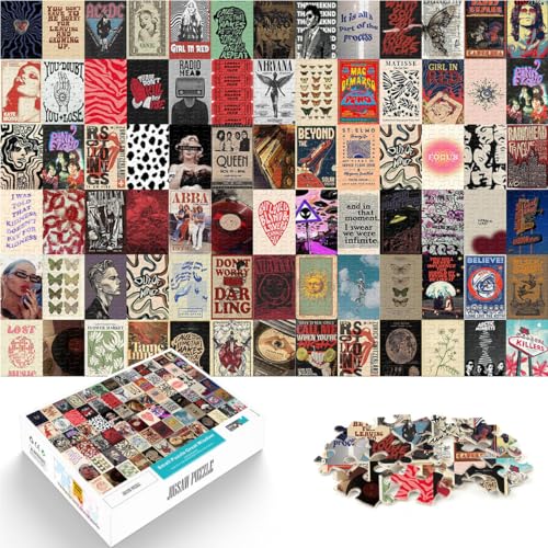 1000-Teile-Puzzle für Erwachsene und Jugendliche Retro-Collage Aus Karton ab 14 Jahren Familienspiele Angebot als Geschenk für die ganze Familie。Größe:26x38cm/10.2x14.9Zoll 1000-Teile-Puzzle für Erwachsene und Jugendliche Retro-Collage Aus Karton ab 14 Jahren Familienspiele Angebot als Geschenk für die ganze Familie。Größe:26x38cm/10.2x14.9Zoll von ZONGJX