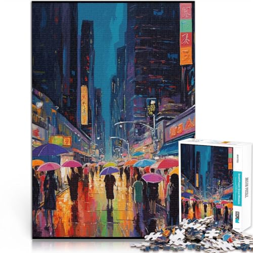 1000-Teile-Puzzle für Erwachsene und Jugendliche Stadtlichter-Symphonie Aus Karton ab 14 Jahren Wohnkunstdekor Künstlersammlung, Bildende Kunst。Größe:26x38cm/10.2x14.9Zoll 1000-Teile-Puzzle für Erwachsene und Jugendliche Stadtlichter-Symphonie Aus Karton ab 14 Jahren Wohnkunstdekor Künstlersammlung, Bildende Kunst。Größe:26x38cm/10.2x14.9Zoll von ZONGJX