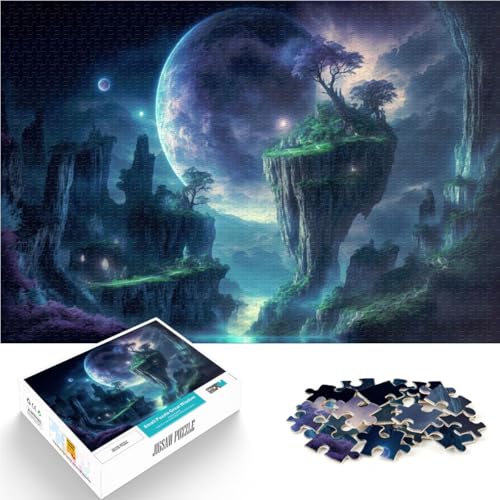 1000-Teile-Puzzle für Erwachsene und Jugendliche Verträumte Landschaft Aus Holz ab 14 Jahren Jedes Stück ist EIN Unikat – Lustiges und herausforderndes Spiel für die ganze Familie Geschenkideen。 von ZONGJX