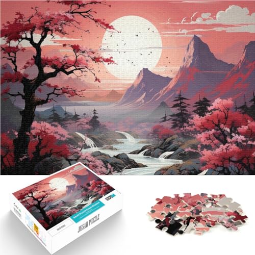 1000-Teile-Puzzle für Erwachsene und Jugendliche japanische Landschaft Aus Karton ab 14 Jahren Lernspiel für Familien Lernen pädagogisches Geschenk。Größe:26x38cm/10.2x14.9Zoll 1000-Teile-Puzzle für Erwachsene und Jugendliche japanische Landschaft Aus Karton ab 14 Jahren Lernspiel für Familien Lernen pädagogisches Geschenk。Größe:26x38cm/10.2x14.9Zoll von ZONGJX