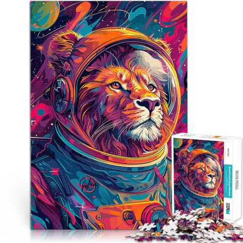 1000-Teile-Puzzle für Teenager Astronaut Löwe Weltraum Aus Karton für 14+ pädagogisches Lernen Tolles Geschenk。Größe:26x38cm/10.2x14.9Zoll 1000-Teile-Puzzle für Teenager Astronaut Löwe Weltraum Aus Karton für 14+ pädagogisches Lernen Tolles Geschenk。Größe:26x38cm/10.2x14.9Zoll von ZONGJX