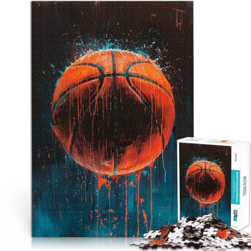 1000-Teile-Puzzle für Teenager Energie des Basketballs Aus Karton ab 14 Jahren Herausforderndes Spiel Tolles Geschenk zum Spielen。Größe:26x38cm/10.2x14.9Zoll 1000-Teile-Puzzle für Teenager Energie des Basketballs Aus Karton ab 14 Jahren Herausforderndes Spiel Tolles Geschenk zum Spielen。Größe:26x38cm/10.2x14.9Zoll von ZONGJX