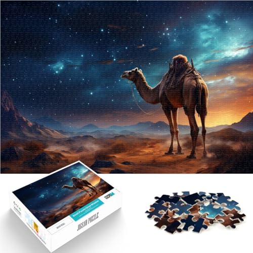 1000-Teile-Puzzle für Teenager Kamel Aus Holz ab 14 Jahren Wohndeko Als Geschenk für die ganze Familie und Freunde。Größe:50x75cm/19.6x29.5Zoll 1000-Teile-Puzzle für Teenager Kamel Aus Holz ab 14 Jahren Wohndeko Als Geschenk für die ganze Familie und Freunde。Größe:50x75cm/19.6x29.5Zoll von ZONGJX