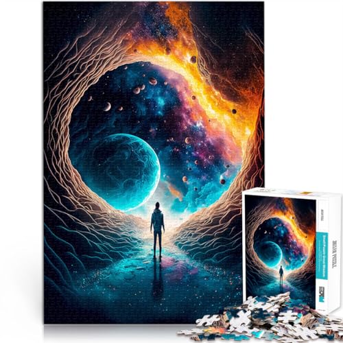 1000-Teile-Puzzle für Teenager Weltraumportal-Level Aus Karton für 14+ Spielzeug-Wanddekoration Geburtstags- und einzigartige Geschenke。Größe:26x38cm/10.2x14.9Zoll 1000-Teile-Puzzle für Teenager Weltraumportal-Level Aus Karton für 14+ Spielzeug-Wanddekoration Geburtstags- und einzigartige Geschenke。Größe:26x38cm/10.2x14.9Zoll von ZONGJX