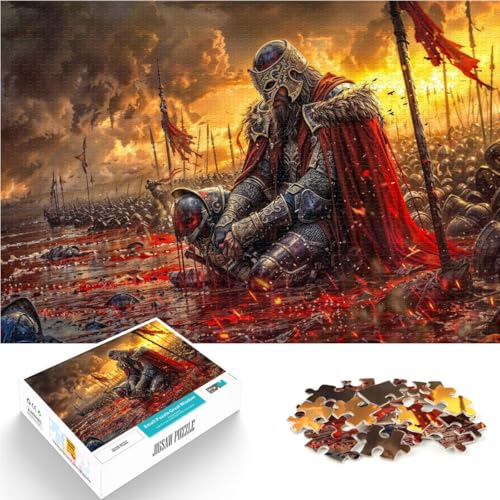 1000-Teile-Puzzles für Erwachsene Nach der Schlacht Aus Karton Geeignet für Personen ab 14 Jahren Stressabbau-Spielzeug Geburtstagsgeschenk。Größe：38x52cm/14.9x20.4Zoll von ZONGJX