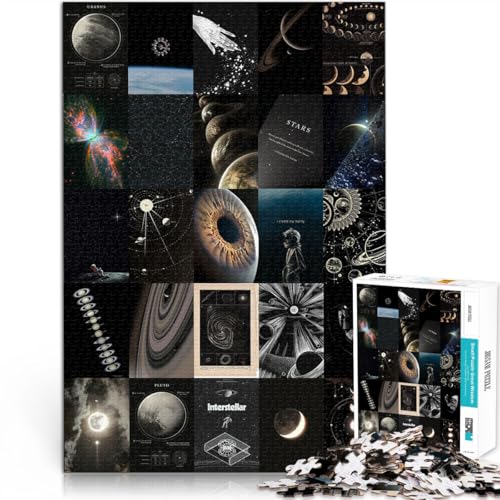 1000-teilige Puzzles für Erwachsene Astronomische Ästhetik Mosaikmalerei Aus Karton Geeignet für Kinder ab 14 Jahren für Lernspiel-Herausforderungsspielzeug Geschenk zum Geburtstag。Größe:26x38cm 1000-teilige Puzzles für Erwachsene Astronomische Ästhetik Mosaikmalerei Aus Karton Geeignet für Kinder ab 14 Jahren für Lernspiel-Herausforderungsspielzeug Geschenk zum Geburtstag。Größe:26x38cm von ZONGJX