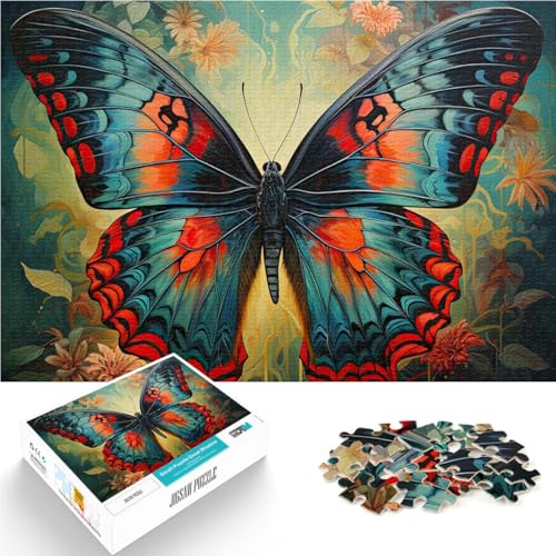 1000-teilige Puzzles für Erwachsene Bunter Schmetterling Aus Karton für und ab 14 Jahren Stressabbau-Spielzeug Geburtstagsgeschenk。Größe:26x38cm/10.2x14.9Zoll 1000-teilige Puzzles für Erwachsene Bunter Schmetterling Aus Karton für und ab 14 Jahren Stressabbau-Spielzeug Geburtstagsgeschenk。Größe:26x38cm/10.2x14.9Zoll von ZONGJX