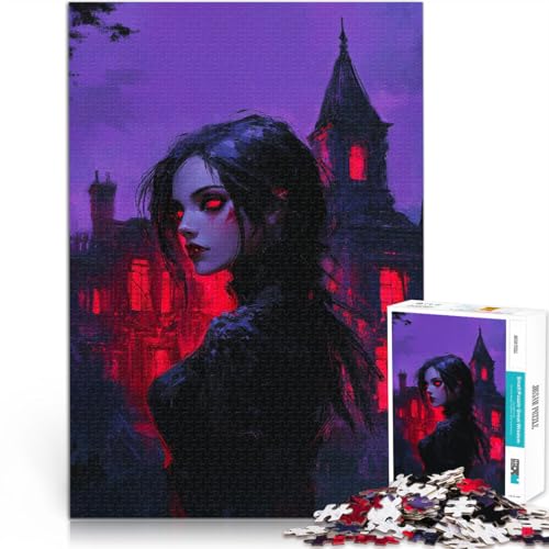 1000-teilige Puzzles für Erwachsene Dunkles Omen Aus Karton für und ab 14 Jahren Stressabbau-Spielzeug Geburtstagsgeschenk。Größe:26x38cm/10.2x14.9Zoll 1000-teilige Puzzles für Erwachsene Dunkles Omen Aus Karton für und ab 14 Jahren Stressabbau-Spielzeug Geburtstagsgeschenk。Größe:26x38cm/10.2x14.9Zoll von ZONGJX