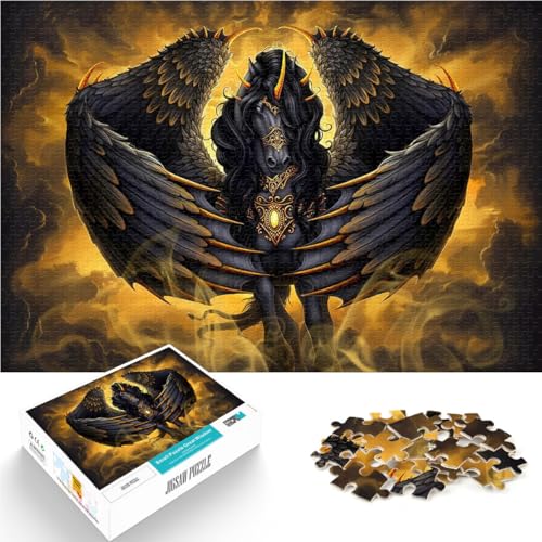 1000-teilige Puzzles für Erwachsene Gotisches Pegasus-Einhorn Geeignet für Kinder ab 14 Jahren Jedes Stück ist EIN Unikat – Lustiges und herausforderndes Spiel für die ganze Familie Geschenkideen。 von ZONGJX
