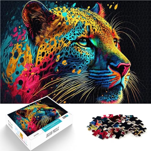 1000-teilige Puzzles für Erwachsene Leopardentier Aus Karton für und ab 14 Jahren Heimdekorationsspielzeug Lustiges Geschenk。Größe:26x38cm/10.2x14.9Zoll 1000-teilige Puzzles für Erwachsene Leopardentier Aus Karton für und ab 14 Jahren Heimdekorationsspielzeug Lustiges Geschenk。Größe:26x38cm/10.2x14.9Zoll von ZONGJX