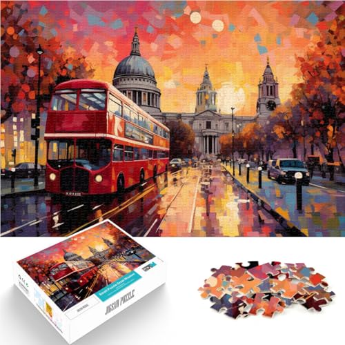 1000-teilige Puzzles für Erwachsene London bei Sonnenuntergang Aus Holz für und ab 14 Jahren Interessante Stressreduzierung Geschenke für Freunde und Familie。Größe:50x75cm/19.6x29.5Zoll 1000-teilige Puzzles für Erwachsene London bei Sonnenuntergang Aus Holz für und ab 14 Jahren Interessante Stressreduzierung Geschenke für Freunde und Familie。Größe:50x75cm/19.6x29.5Zoll von ZONGJX