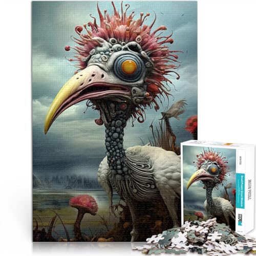 1000-teilige Puzzles für Erwachsene Verrückte Kreatur Aus Karton für und ab 14 Jahren Herausforderndes Spiel Spiele Spielzeug Geschenk。Größe：26x38cm/10.2x14.9Zoll von ZONGJX
