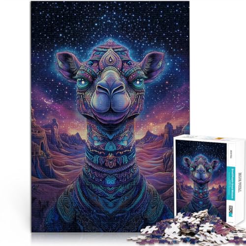 1000-teilige Puzzles für Erwachsene und Jugendliche Fantasie-Kamel Aus Karton Geeignet für Kinder ab 14 Jahren Lernspiele, Heimdekorationsspiel. Spiele Spielzeug Geschenk。Größe:38x52cm/14.9x20.4Zoll 1000-teilige Puzzles für Erwachsene und Jugendliche Fantasie-Kamel Aus Karton Geeignet für Kinder ab 14 Jahren Lernspiele, Heimdekorationsspiel. Spiele Spielzeug Geschenk。Größe:38x52cm/14.9x20.4Zoll von ZONGJX