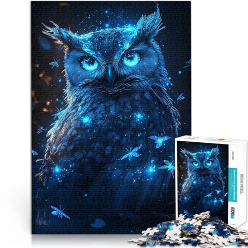1000-teilige Puzzles für Erwachsene und Jugendliche Kosmische Wundereule Aus Karton Geeignet für Kinder ab 14 Jahren Intellektuelles Spielzeugspiel Lernspiel zum Geburtstag und Weihnachten。 von ZONGJX