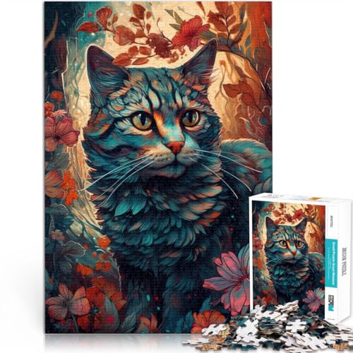 1000-teiliges Puzzle für Erwachsene Abstrakte Katze Aus Karton Geeignet für Kinder ab 14 Jahren Pädagogisches Spielzeug zum Lernen Geschenke für Freunde und Familie。Größe:26x38cm/10.2x14.9Zoll 1000-teiliges Puzzle für Erwachsene Abstrakte Katze Aus Karton Geeignet für Kinder ab 14 Jahren Pädagogisches Spielzeug zum Lernen Geschenke für Freunde und Familie。Größe:26x38cm/10.2x14.9Zoll von ZONGJX