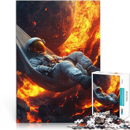 1000-teiliges Puzzle für Erwachsene Astronaut entspannt in Lava Aus Karton ab 14 Jahren DIY-Lernspiele ganze Familie eignet。Größe:26x38cm/10.2x14.9Zoll 1000-teiliges Puzzle für Erwachsene Astronaut entspannt in Lava Aus Karton ab 14 Jahren DIY-Lernspiele ganze Familie eignet。Größe:26x38cm/10.2x14.9Zoll von ZONGJX