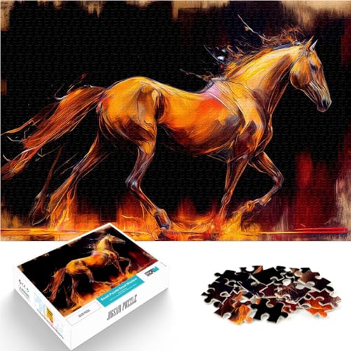 1000-teiliges Puzzle für Erwachsene Fantasiepferd Aus Karton ab 14 Jahren Staycation: Zeit totschlagen Geschenkideen。Größe:26x38cm/10.2x14.9Zoll 1000-teiliges Puzzle für Erwachsene Fantasiepferd Aus Karton ab 14 Jahren Staycation: Zeit totschlagen Geschenkideen。Größe:26x38cm/10.2x14.9Zoll von ZONGJX