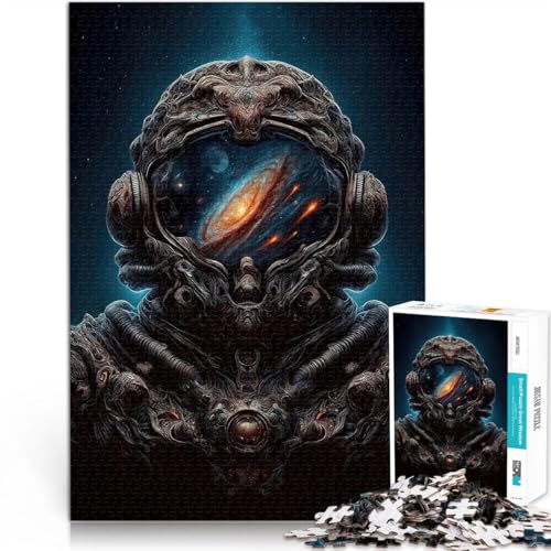 1000-teiliges Puzzle für Erwachsene Giger Universe Vision Aus Karton ab 14 Jahren Spielzeug-Intellektuelles Spiel Angebot als Geschenk für die ganze Familie。Größe：26x38cm/10.2x14.9Zoll von ZONGJX