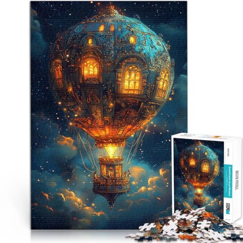 1000-teiliges Puzzle für Erwachsene Heißluftballon Aus Karton ab 14 Jahren Perfekte Dekoration Kunstwerk Geschenk。Größe:26x38cm/10.2x14.9Zoll 1000-teiliges Puzzle für Erwachsene Heißluftballon Aus Karton ab 14 Jahren Perfekte Dekoration Kunstwerk Geschenk。Größe:26x38cm/10.2x14.9Zoll von ZONGJX