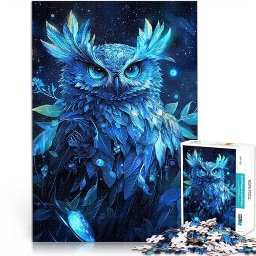 1000-teiliges Puzzle für Erwachsene Kosmische Wundereule Aus Karton ab 14 Jahren Herausforderndes Spielzeug Es eignet ganze Familie。Größe:26x38cm/10.2x14.9Zoll 1000-teiliges Puzzle für Erwachsene Kosmische Wundereule Aus Karton ab 14 Jahren Herausforderndes Spielzeug Es eignet ganze Familie。Größe:26x38cm/10.2x14.9Zoll von ZONGJX
