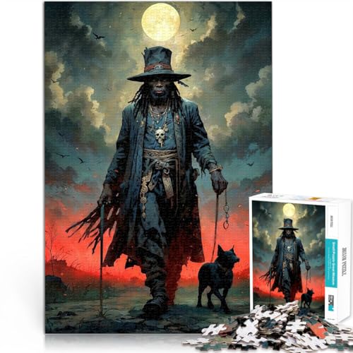 1000-teiliges Puzzle für Erwachsene Papa Legba Aus Karton Geeignet für Kinder ab 14 Jahren einzigartiges Herausforderungsspiel Familienspiele Weihnachten Geburtstagsgeschenke。Größe:26x38cm 1000-teiliges Puzzle für Erwachsene Papa Legba Aus Karton Geeignet für Kinder ab 14 Jahren einzigartiges Herausforderungsspiel Familienspiele Weihnachten Geburtstagsgeschenke。Größe:26x38cm von ZONGJX