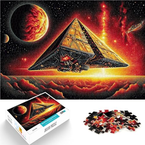 1000-teiliges Puzzle für Erwachsene Pointillismus-Weltraumkunstwerk Aus Karton ab 14 Jahren Lernspielzeug-Herausforderung Tolle Geschenke und Spielzeuge。Größe：26x38cm/10.2x14.9Zoll von ZONGJX