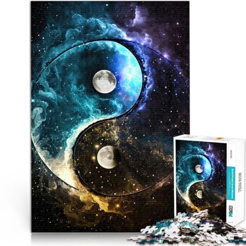 1000-teiliges Puzzle für Erwachsene und Jugendliche Kosmisches Yin Yang Aus Karton Geeignet für Personen ab 14 Jahren Spielspielzeug Als Geschenk für die ganze Familie und Freunde。 1000-teiliges Puzzle für Erwachsene und Jugendliche Kosmisches Yin Yang Aus Karton Geeignet für Personen ab 14 Jahren Spielspielzeug Als Geschenk für die ganze Familie und Freunde。 von ZONGJX