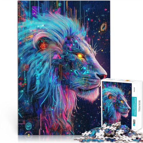 1000-teiliges Puzzle für Erwachsene und Jugendliche Kybernetischer Löwe Aus Karton Geeignet für Personen ab 14 Jahren Herausforderungsspielzeug Einzigartige Wohndekorationen und Geschenke。 1000-teiliges Puzzle für Erwachsene und Jugendliche Kybernetischer Löwe Aus Karton Geeignet für Personen ab 14 Jahren Herausforderungsspielzeug Einzigartige Wohndekorationen und Geschenke。 von ZONGJX