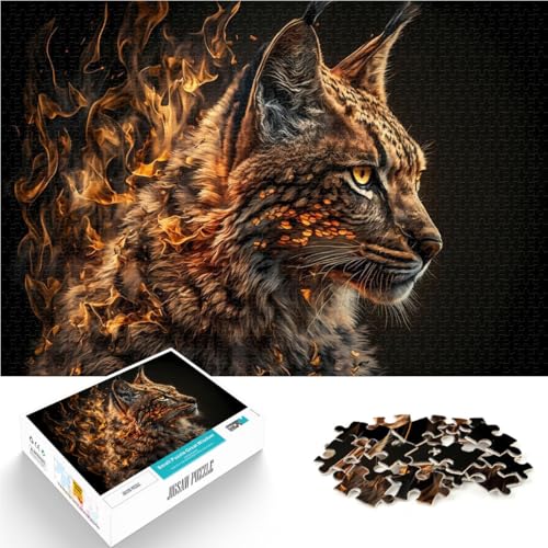1000-teiliges Puzzle für Erwachsene und Jugendliche Luchs aus Feuer Aus Karton Geeignet für Personen ab 14 Jahren Spielzeug für die ganze Familie Geburtstags- und einzigartige Geschenke。 1000-teiliges Puzzle für Erwachsene und Jugendliche Luchs aus Feuer Aus Karton Geeignet für Personen ab 14 Jahren Spielzeug für die ganze Familie Geburtstags- und einzigartige Geschenke。 von ZONGJX
