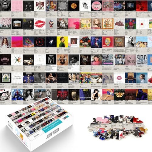 1000-teiliges Puzzle für Erwachsene und Jugendliche Retro-Plakat-Spleißkunst Aus Karton Geeignet für Personen ab 14 Jahren lustige Spiele für die ganze Familie tolles von ZONGJX