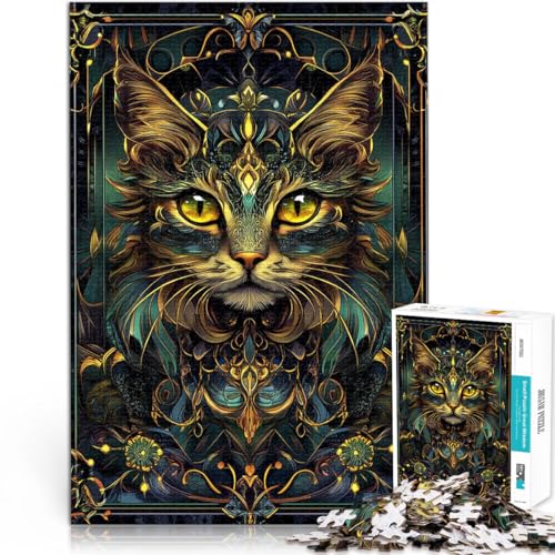 Präzisionsgeschnittenes 1000-teiliges Puzzle Schwarze Katze Kintsugi Kunst Aus Karton ab 14 Jahren Heimdekorationsspiel Gutes Geschenk。Größe:38x52cm/14.9x20.4Zoll Präzisionsgeschnittenes 1000-teiliges Puzzle Schwarze Katze Kintsugi Kunst Aus Karton ab 14 Jahren Heimdekorationsspiel Gutes Geschenk。Größe:38x52cm/14.9x20.4Zoll von ZONGJX