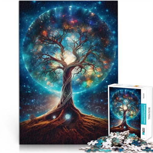 Puzzle 1000 Teile Erwachsene Kosmischer Lebensbaum Aus Karton ab 14 Jahren Lernspielzeug Weihnachtsspiel Geschenke。Größe:26x38cm/10.2x14.9Zoll Puzzle 1000 Teile Erwachsene Kosmischer Lebensbaum Aus Karton ab 14 Jahren Lernspielzeug Weihnachtsspiel Geschenke。Größe:26x38cm/10.2x14.9Zoll von ZONGJX