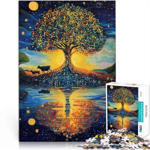 Puzzle 1000 Teile Erwachsene Schöner Baum Aus Karton ab 14 Jahren Präzisionsschneiden Geschenk zum Geburtstag。Größe:26x38cm/10.2x14.9Zoll Puzzle 1000 Teile Erwachsene Schöner Baum Aus Karton ab 14 Jahren Präzisionsschneiden Geschenk zum Geburtstag。Größe:26x38cm/10.2x14.9Zoll von ZONGJX