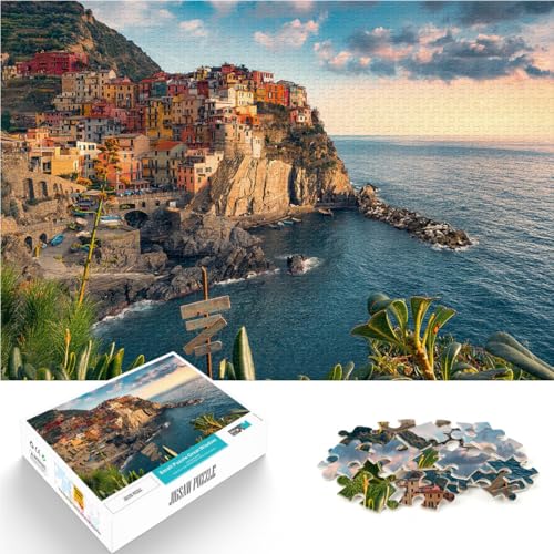 Puzzle 1000 Teile für Erwachsene Aussichtspunkt Cinque Terre Aus Karton Geeignet für Kinder ab 14 Jahren Lernspiele Wichtelgeschenke。Größe:26x38cm/10.2x14.9Zoll Puzzle 1000 Teile für Erwachsene Aussichtspunkt Cinque Terre Aus Karton Geeignet für Kinder ab 14 Jahren Lernspiele Wichtelgeschenke。Größe:26x38cm/10.2x14.9Zoll von ZONGJX
