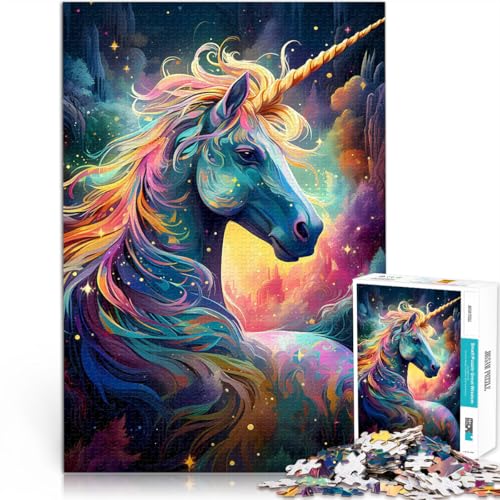 Puzzle 1000 Teile für Erwachsene Buntes Einhorn Aus Holz Geeignet für Personen ab 14 Jahren Intellektuelles Spiel Lustiges Geschenk für die ganze Familie。Größe:50x75cm/19.6x29.5Zoll Puzzle 1000 Teile für Erwachsene Buntes Einhorn Aus Holz Geeignet für Personen ab 14 Jahren Intellektuelles Spiel Lustiges Geschenk für die ganze Familie。Größe:50x75cm/19.6x29.5Zoll von ZONGJX