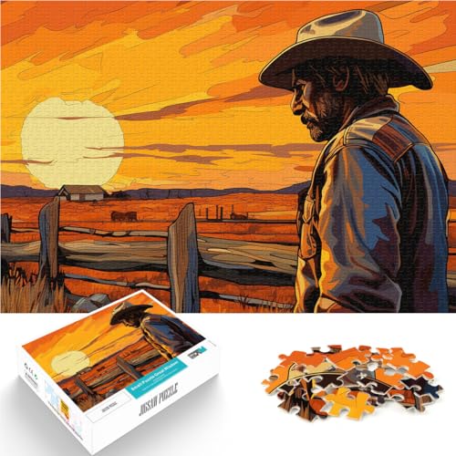 Puzzle 1000 Teile für Erwachsene Die Beharrlichkeit eines Ranchers Aus Karton ab 14 Jahren Lustige Spiele Lustige Aktivitäten für zu Hause, Geburtstagsgeschenke, Reisegeschenke。Größe:38x52cm Puzzle 1000 Teile für Erwachsene Die Beharrlichkeit eines Ranchers Aus Karton ab 14 Jahren Lustige Spiele Lustige Aktivitäten für zu Hause, Geburtstagsgeschenke, Reisegeschenke。Größe:38x52cm von ZONGJX