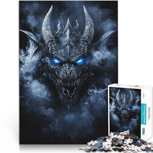 Puzzle 1000 Teile für Erwachsene EIN bedrohlicher Totenkopf Aus Karton Geeignet für Kinder ab 14 Jahren Heimdekorationsspiel Gutes Geschenk。Größe:26x38cm/10.2x14.9Zoll Puzzle 1000 Teile für Erwachsene EIN bedrohlicher Totenkopf Aus Karton Geeignet für Kinder ab 14 Jahren Heimdekorationsspiel Gutes Geschenk。Größe:26x38cm/10.2x14.9Zoll von ZONGJX