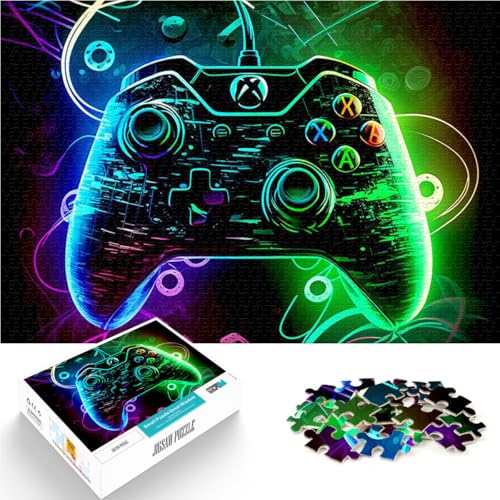 Puzzle 1000 Teile für Erwachsene Gamecontroller Aus Karton Geeignet für Kinder ab 14 Jahren Lernspiele, Heimdekorationsspiel. Spiele Spielzeug Geschenk。Größe:26x38cm/10.2x14.9Zoll Puzzle 1000 Teile für Erwachsene Gamecontroller Aus Karton Geeignet für Kinder ab 14 Jahren Lernspiele, Heimdekorationsspiel. Spiele Spielzeug Geschenk。Größe:26x38cm/10.2x14.9Zoll von ZONGJX