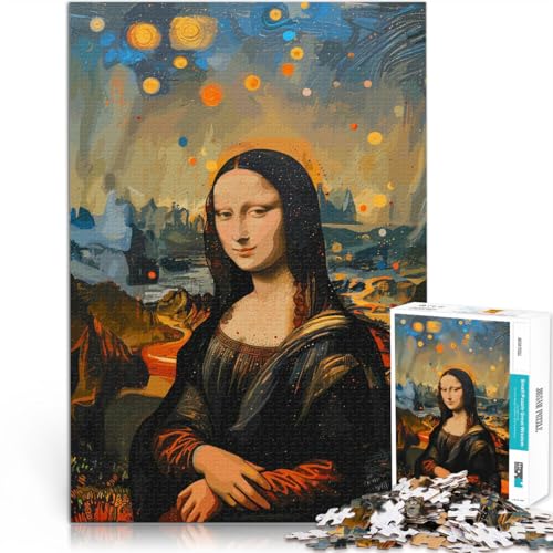 Puzzle 1000 Teile für Erwachsene Kunstmalerei Aus Holz Geeignet für Personen ab 14 Jahren Lernspiele für Erwachsene und Jugendliche Kunstwerk Geschenk。Größe：50x75cm/19.6x29.5Zoll von ZONGJX