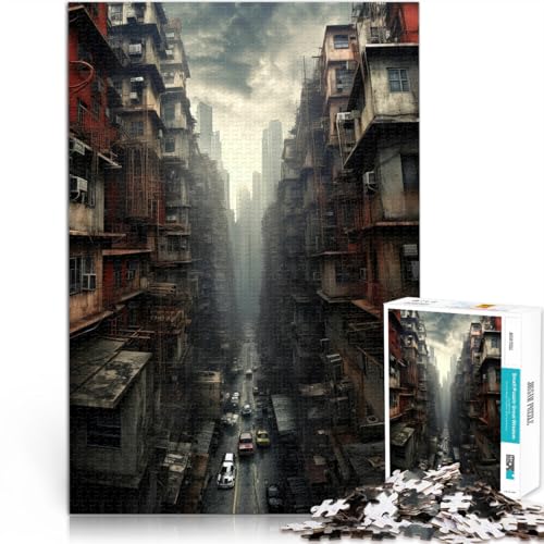 Puzzle 1000 Teile für Erwachsene Kunstwerke mit der Skyline der Stadt Aus Karton Geeignet für Personen ab 14 Jahren Heimdekoration Tolle Geschenke und Spielzeuge。Größe:26x38cm/10.2x14.9Zoll Puzzle 1000 Teile für Erwachsene Kunstwerke mit der Skyline der Stadt Aus Karton Geeignet für Personen ab 14 Jahren Heimdekoration Tolle Geschenke und Spielzeuge。Größe:26x38cm/10.2x14.9Zoll von ZONGJX