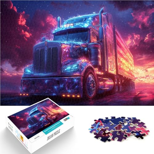 Puzzle 1000 Teile für Erwachsene LKW Aus Karton Geeignet für Kinder ab 14 Jahren Entspannungsspiele Einzigartige Geburtstags Größe:26x38cm/10.2x14.9Zoll Puzzle 1000 Teile für Erwachsene LKW Aus Karton Geeignet für Kinder ab 14 Jahren Entspannungsspiele Einzigartige Geburtstags Größe:26x38cm/10.2x14.9Zoll von ZONGJX