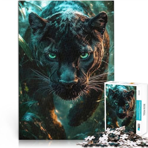 Puzzle 1000 Teile für Erwachsene Nahaufnahme des schwarzen Panthers Aus Karton ab 14 Jahren Lernspielzeug für die ganze Familie Spiele Spielzeug Geschenk。Größe:38x52cm/14.9x20.4Zoll Puzzle 1000 Teile für Erwachsene Nahaufnahme des schwarzen Panthers Aus Karton ab 14 Jahren Lernspielzeug für die ganze Familie Spiele Spielzeug Geschenk。Größe:38x52cm/14.9x20.4Zoll von ZONGJX