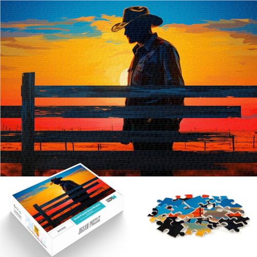 Puzzle 1000 Teile für Erwachsene Rancher Aus Karton für Kinder ab 14 Jahren Anti-Stress-Familienspiel schwierige Herausforderung Geschenkideen。Größe:26x38cm/10.2x14.9Zoll Puzzle 1000 Teile für Erwachsene Rancher Aus Karton für Kinder ab 14 Jahren Anti-Stress-Familienspiel schwierige Herausforderung Geschenkideen。Größe:26x38cm/10.2x14.9Zoll von ZONGJX